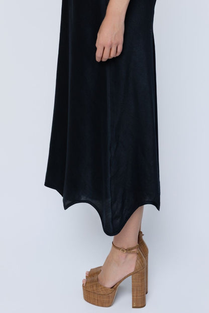 Sylvie Midi Dress - Black