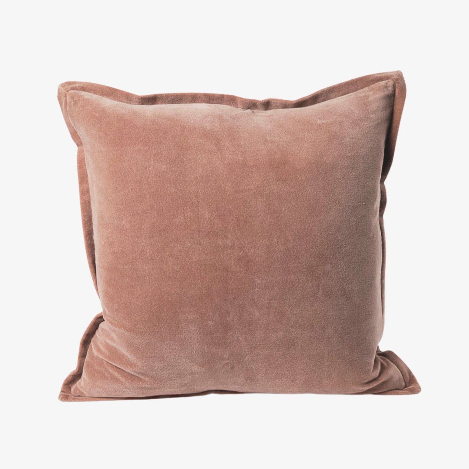 Evelyn Velvet Cushion - Clay