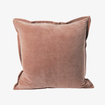 Evelyn Velvet Cushion - Clay