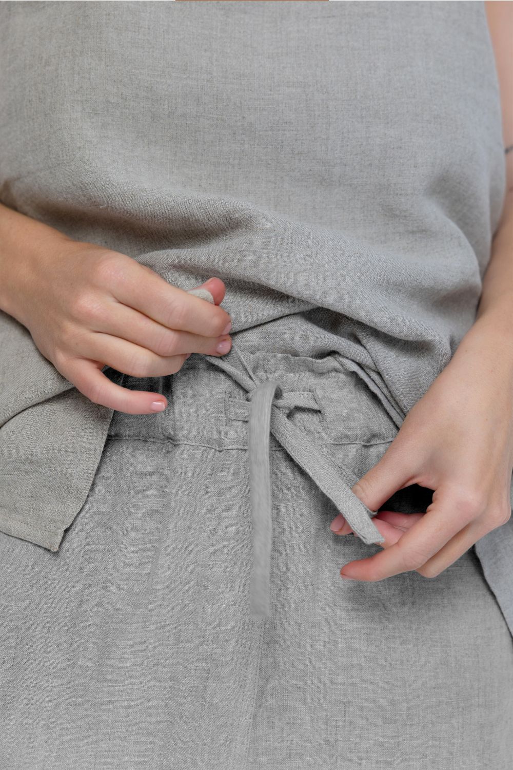 Clementine Linen Shorts - Natural