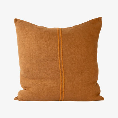 Orion Linen Cushion - Mustard/Mustard
