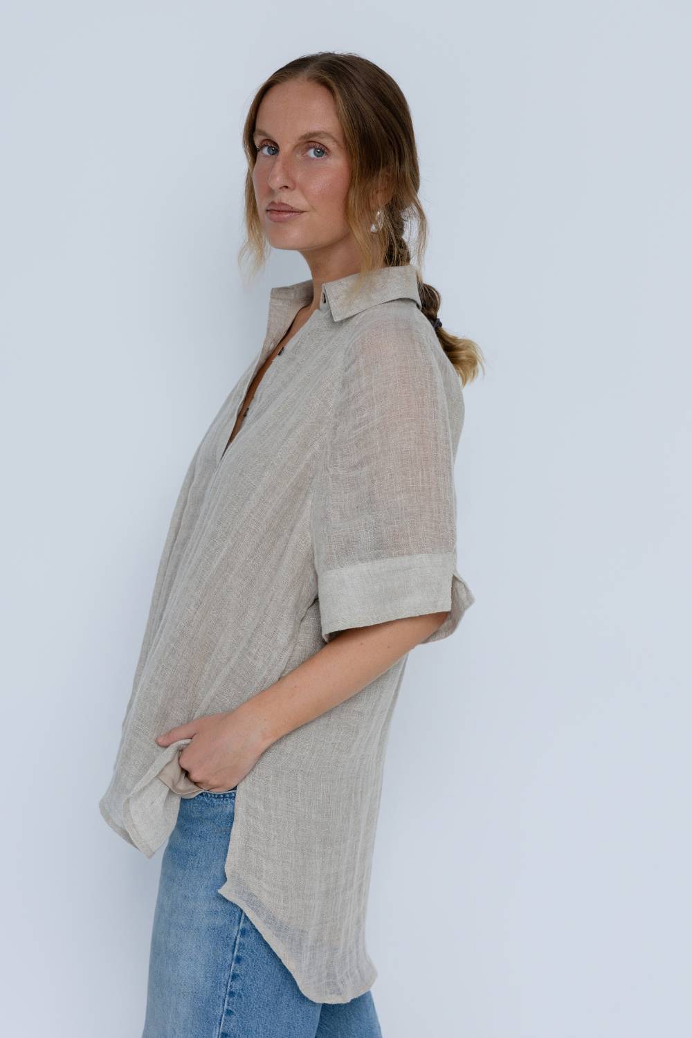 Arana Linen Shirt - Natural