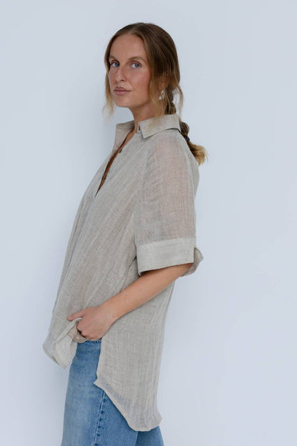 Arana Linen Shirt - Natural