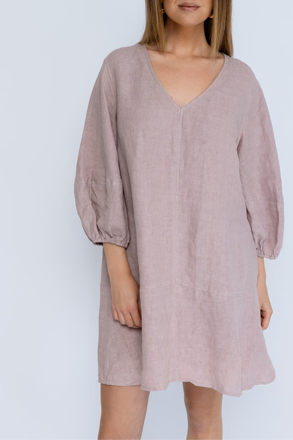 Fundamental Linen Ease Dress - Lilac