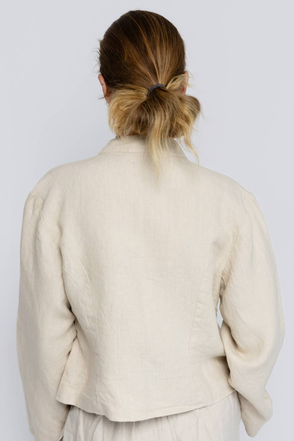 Benny Linen Jacket - Natural