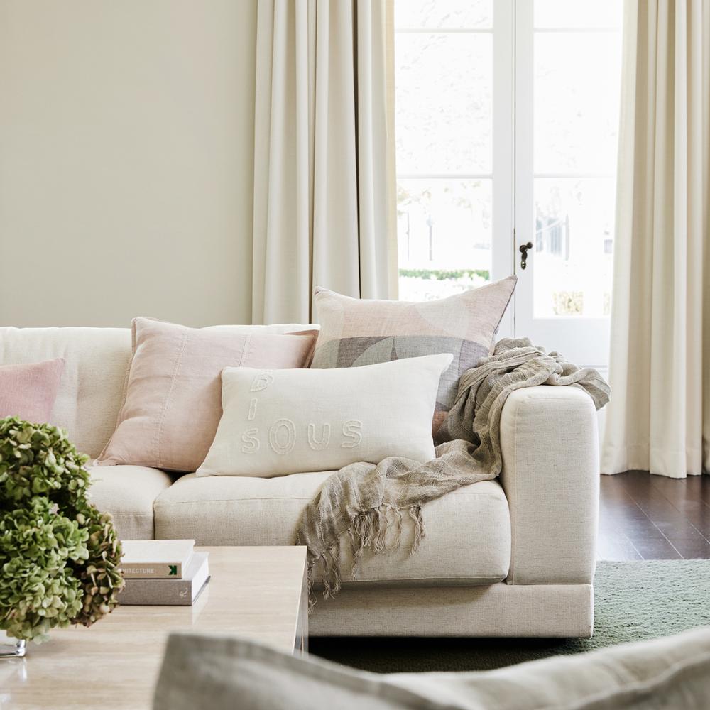 Bisous Cushion - White