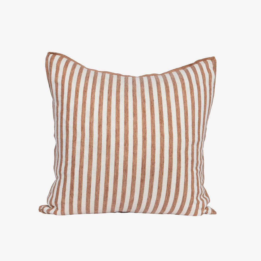 Drift Cushion - White/Nutmeg