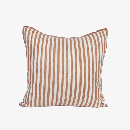 Drift Cushion - White/Nutmeg