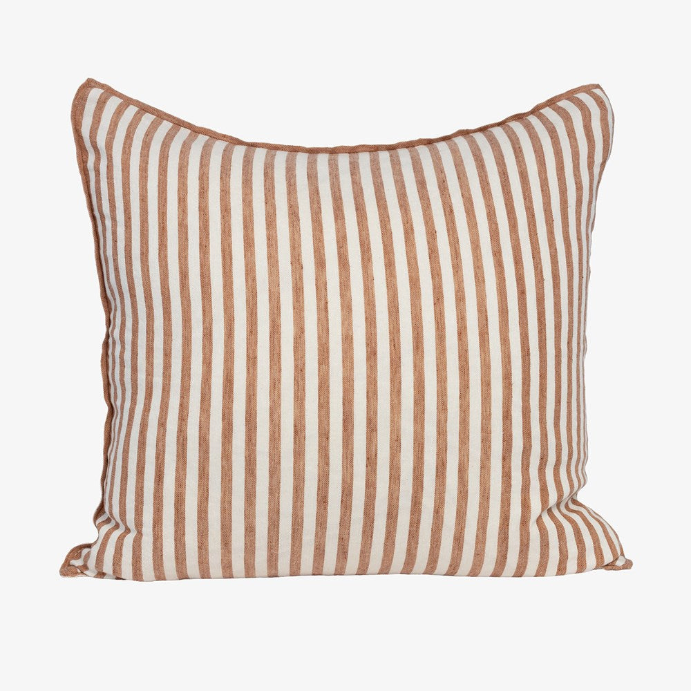Drift Cushion - White/Nutmeg