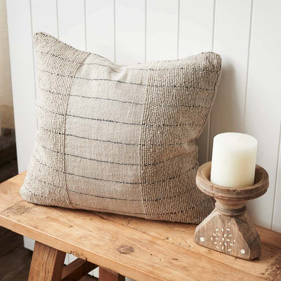 Mayla Handwoven Linen Cushion