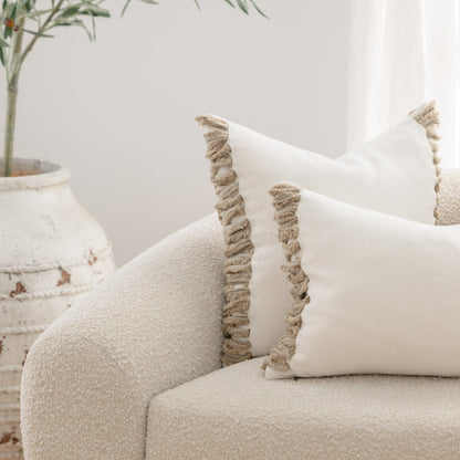 Aperitif Linen Cushion - Off White/Natural