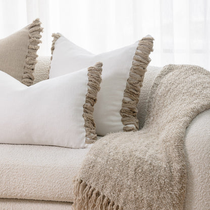 Aperitif Linen Cushion - Off White/Natural