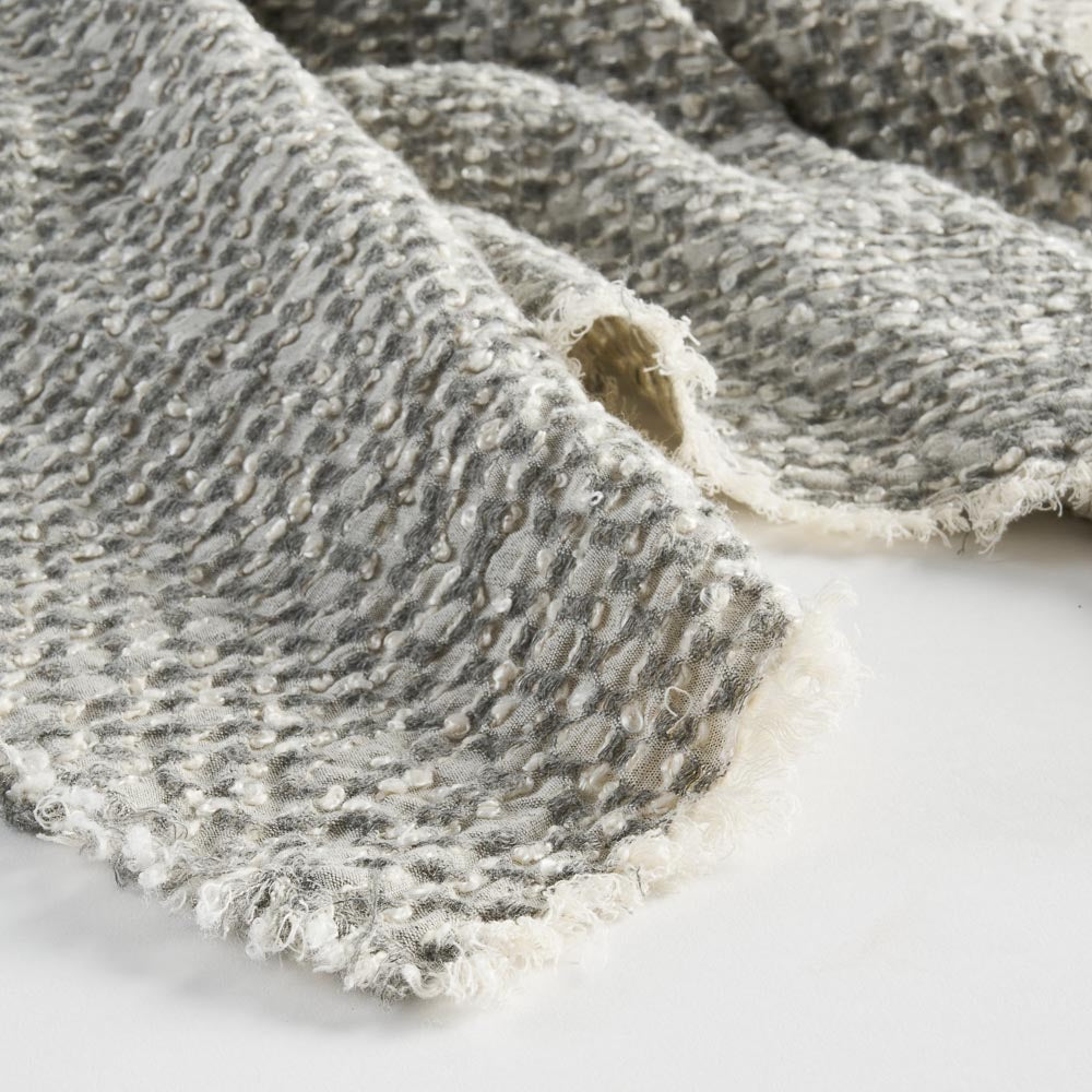 Angler Reversible Throw - Soft Blue/Off White