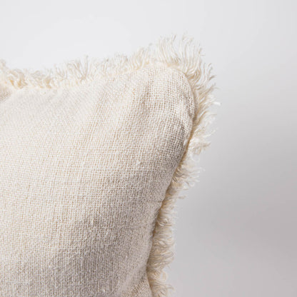 Bedouin Linen Cushion - Ivory