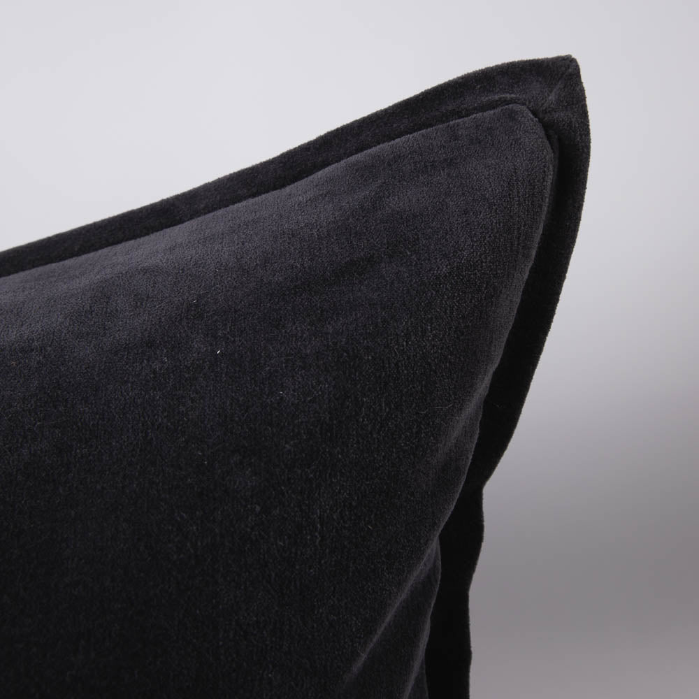 Evelyn Velvet Cushion - Midnight