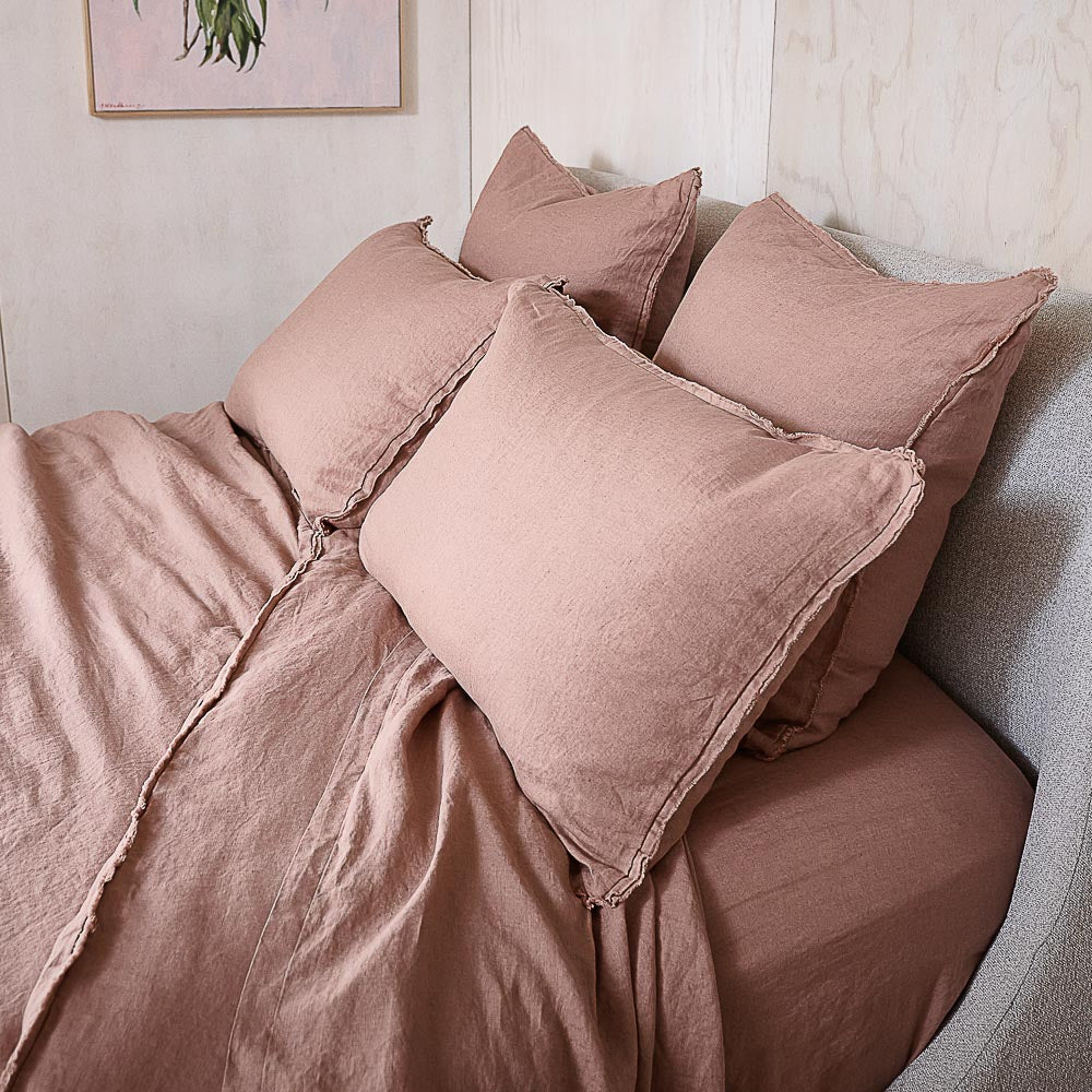 French Linen Pillowcase Set Lotus Eadie Lifestyle