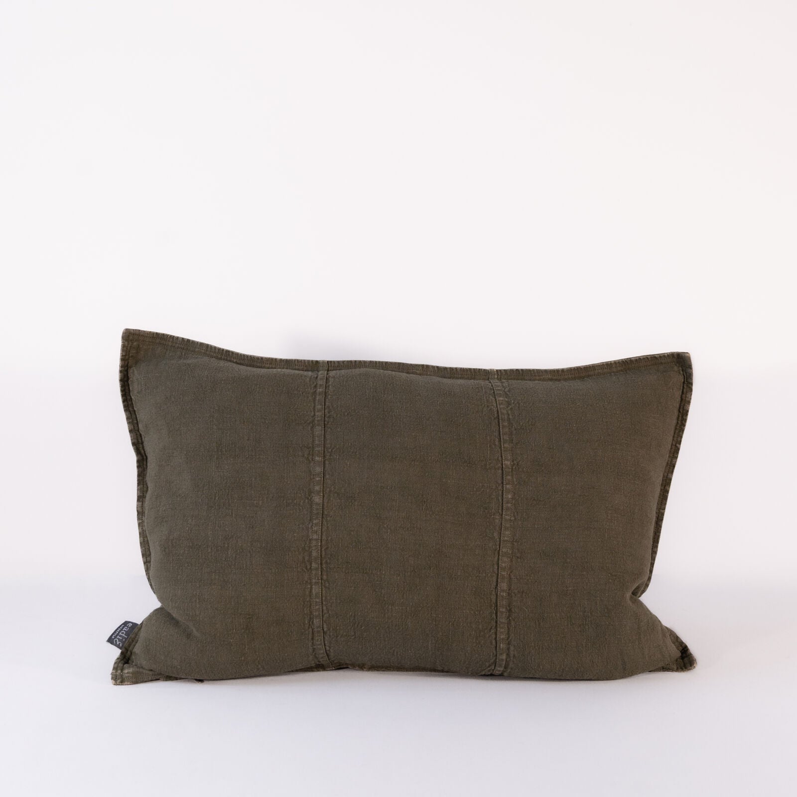 Luca Linen Cushion - Moss Green