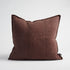 Chocolate Linen Cushion by Eadie Lifestyle