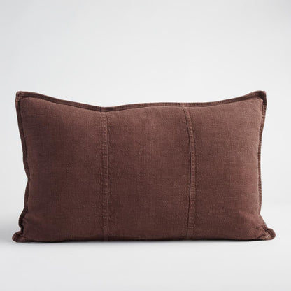 Luca® Linen Cushion - Chocolate