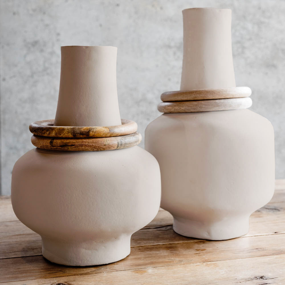 Modern Vase - Medium - Natural