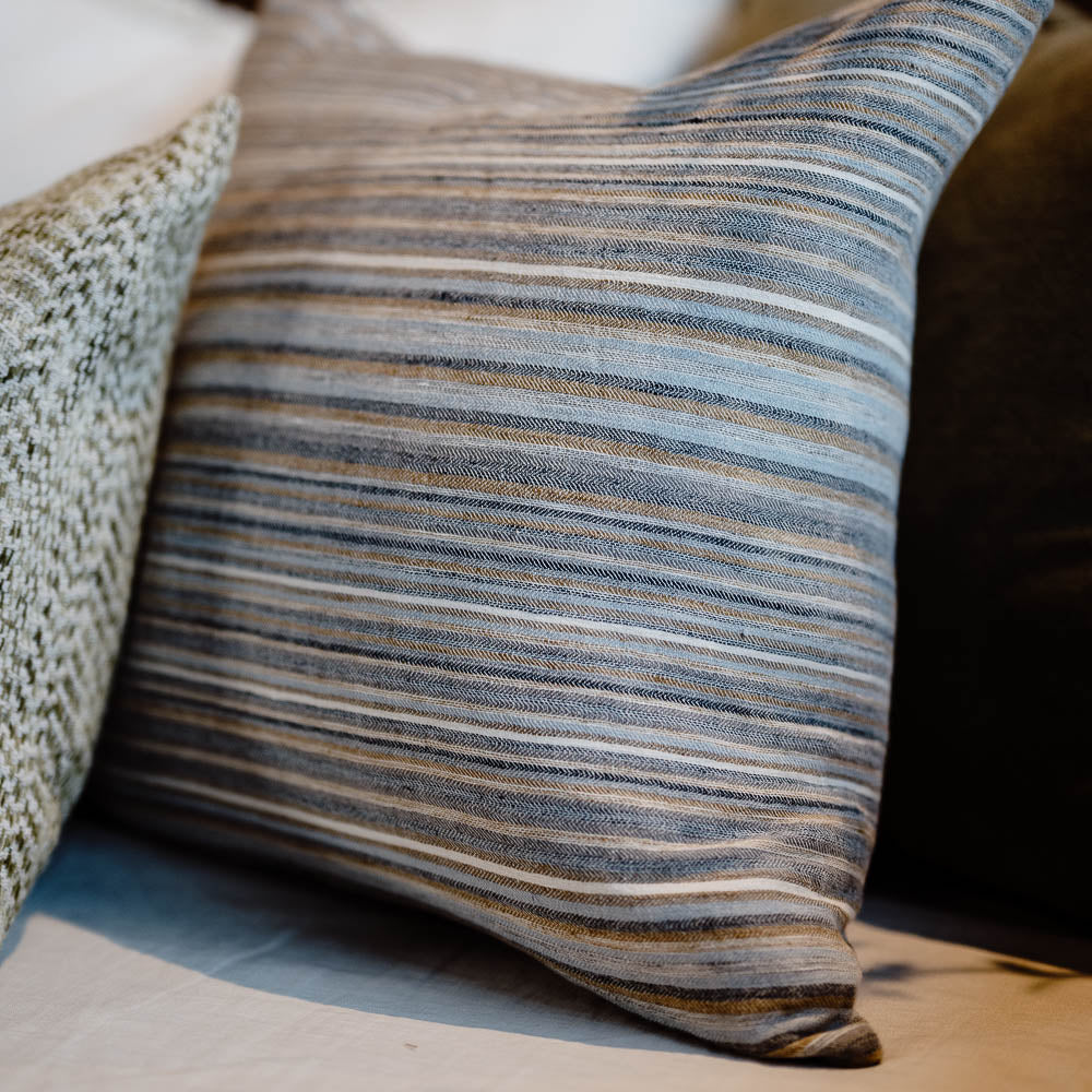 Coast Cushion - Multi Colour Stripes