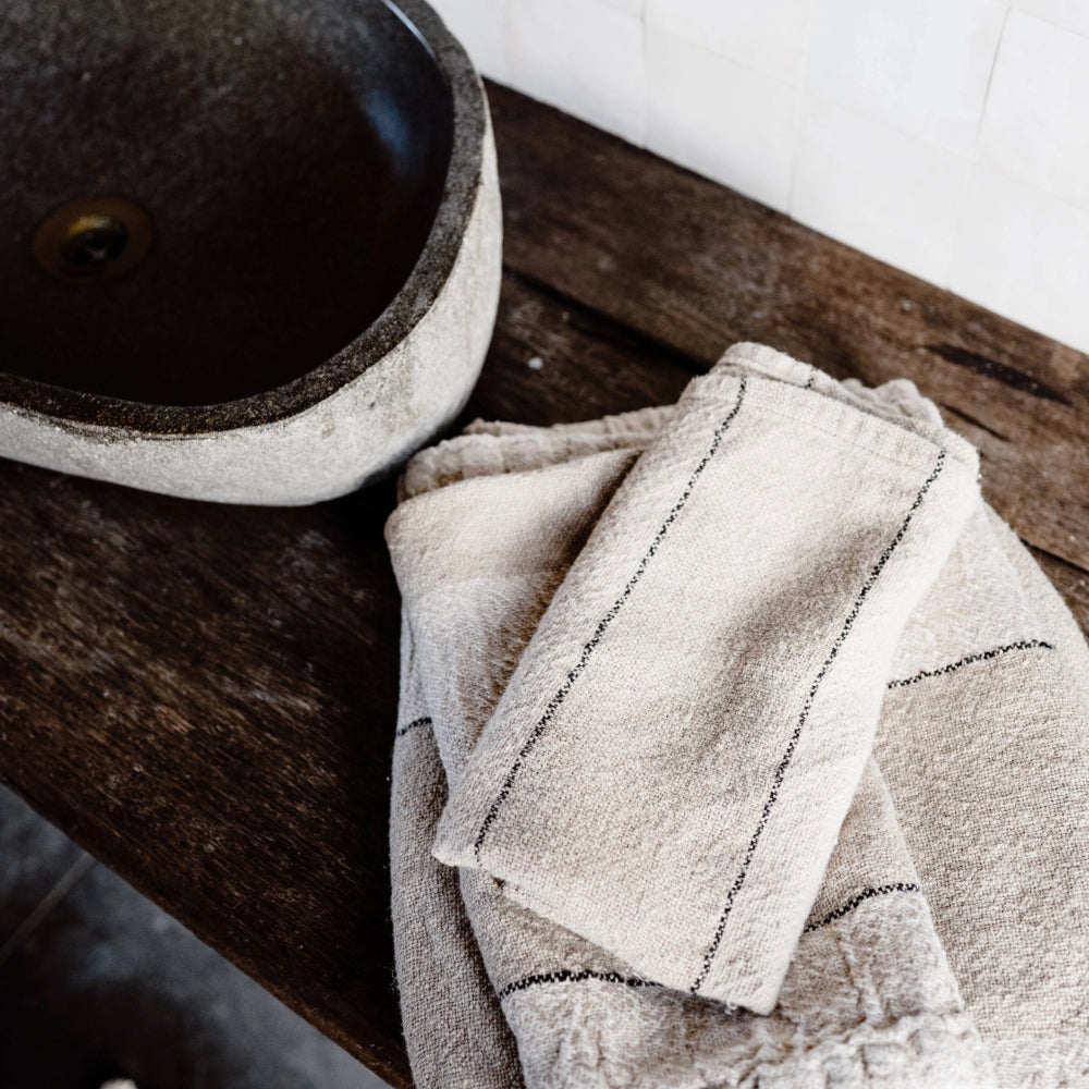 Retreat Linen Hand Towel - Set of 2