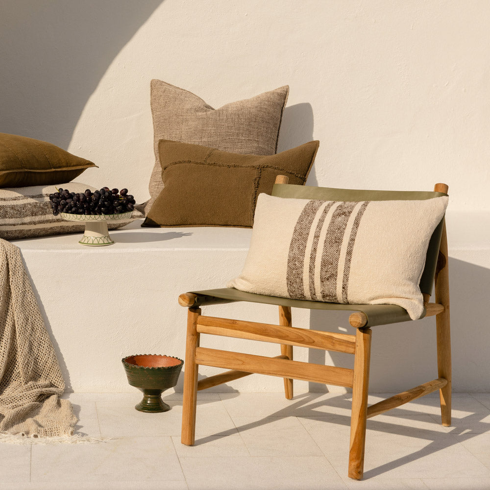 Aerial Cushion - Moss Green