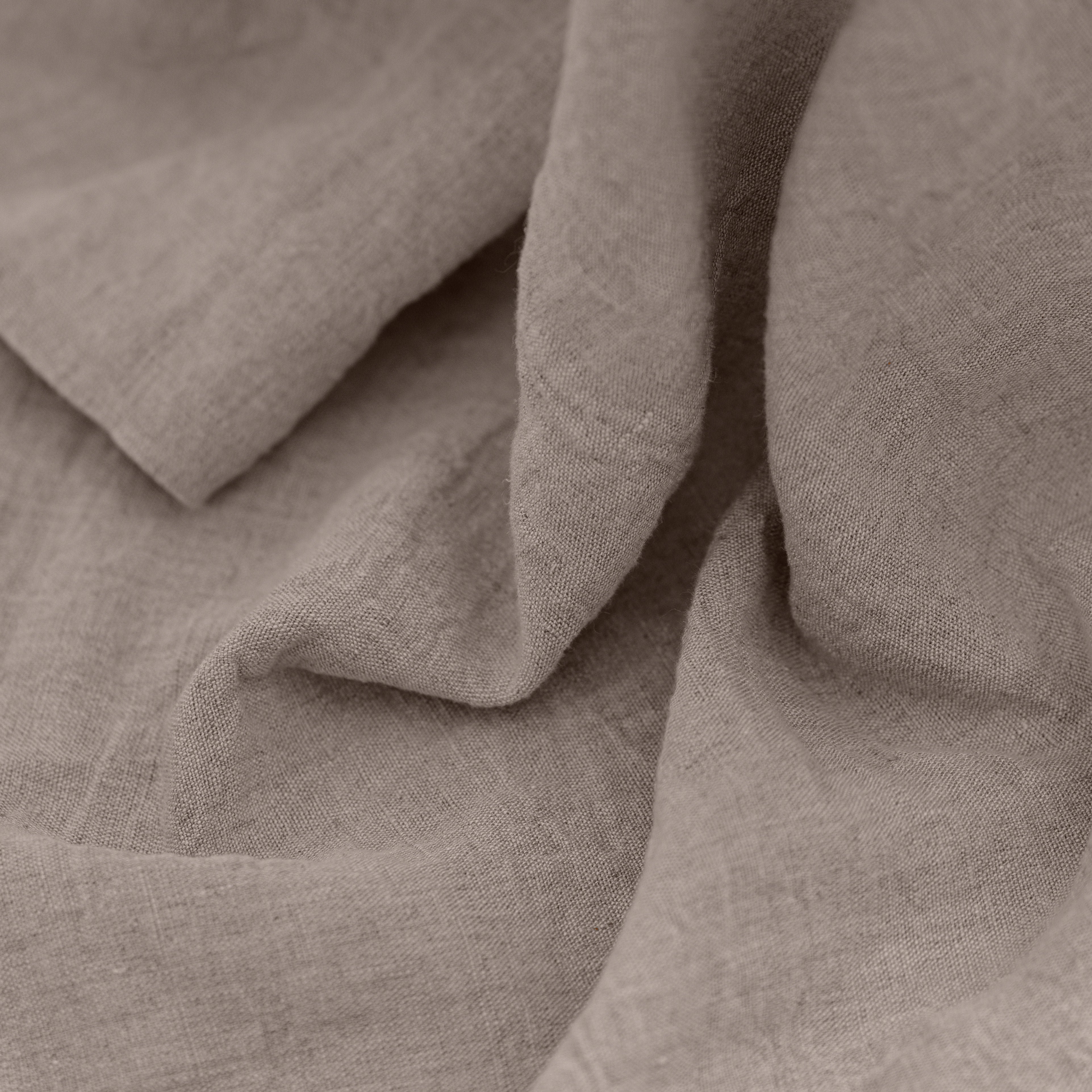 Luca Linen Bed Cover - Natural