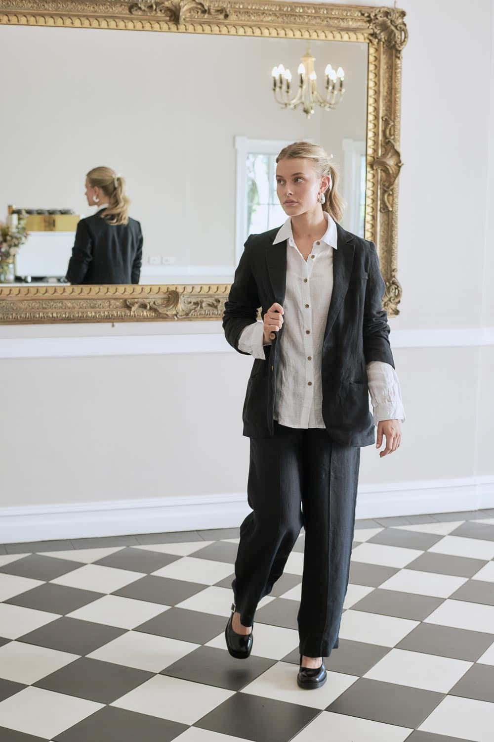 Copenhagen Linen Blouse - White