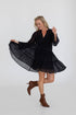Como Linen Dress - Midnight - Eadie Lifestyle