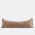 Evelyn Velvet Long Lumbar - Natural - Eadie Lifestyle
