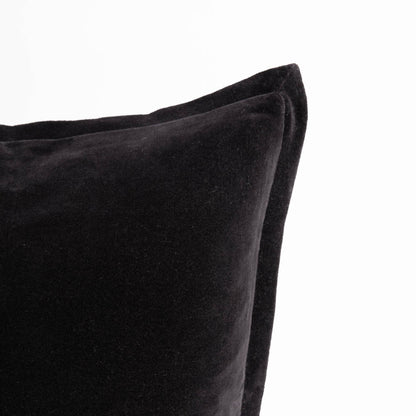 Evelyn Velvet Long Lumbar- Black