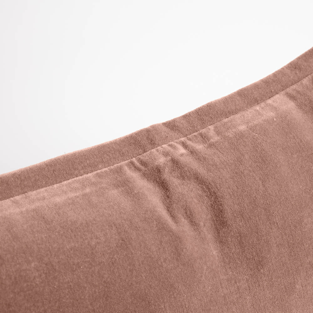 Evelyn Velvet Cushion - Clay
