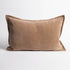 Evelyn Velvet Cushion - Natural - Eadie Lifestyle