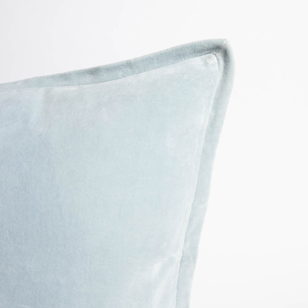 Evelyn Velvet Cushion - Sky