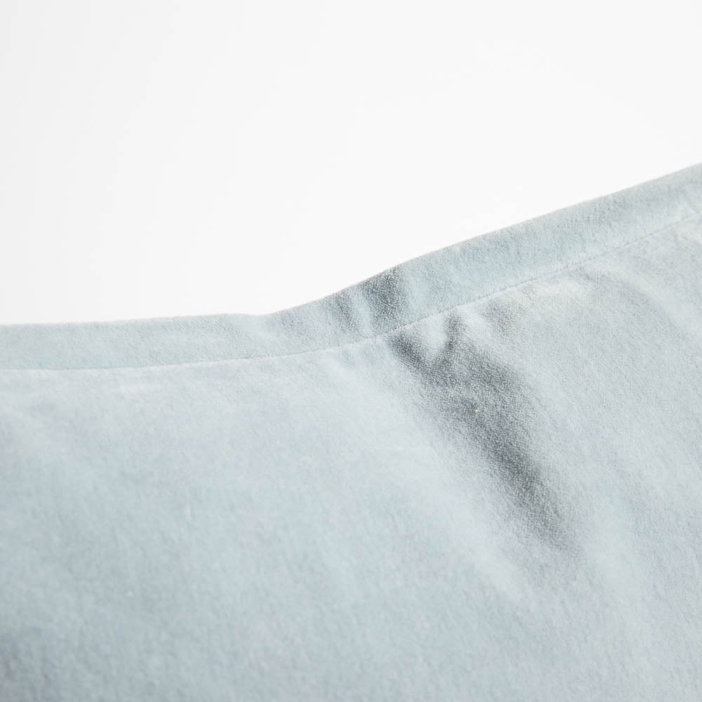 Evelyn Velvet Cushion - Sky