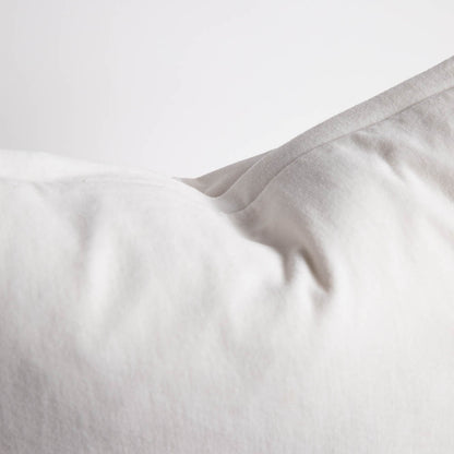 Evelyn Velvet Long Lumbar- White