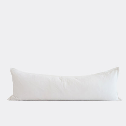 Evelyn Velvet Long Lumbar- White