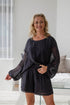 Kosa Reversible Linen Top - Midnight - Eadie Lifestyle