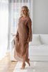 Light Brown Linen Dress by Eadie Lifestyle
