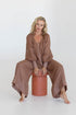 Mika Linen Blouse - Clay - Eadie Lifestyle