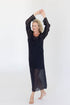 Mode Linen Dress - Midnight - Eadie Lifestyle