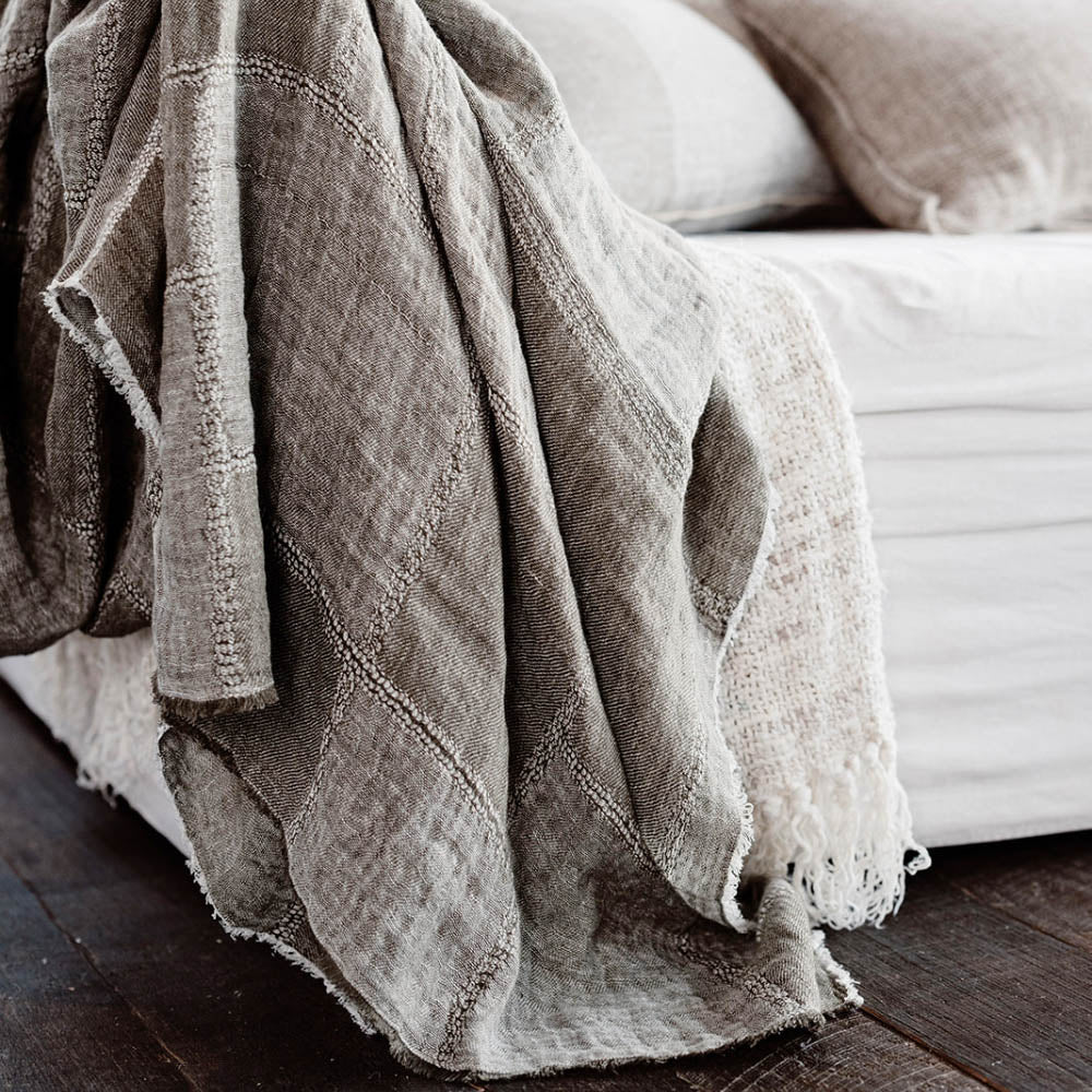 Kozo Linen Throw