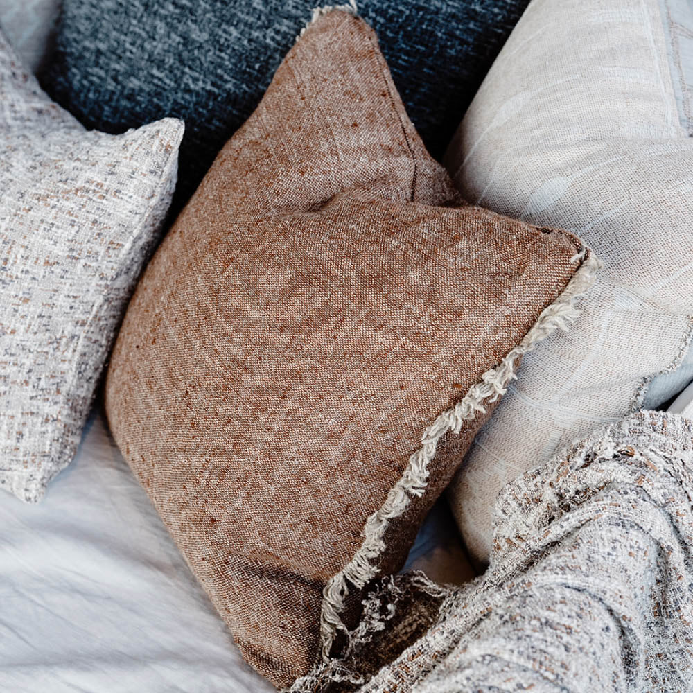 Tabako Linen Cushion - Eadie Lifestyle