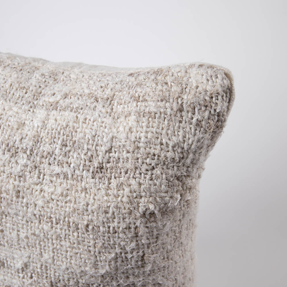 Wabi Cushion - 100% Recycled Linen, Ivory