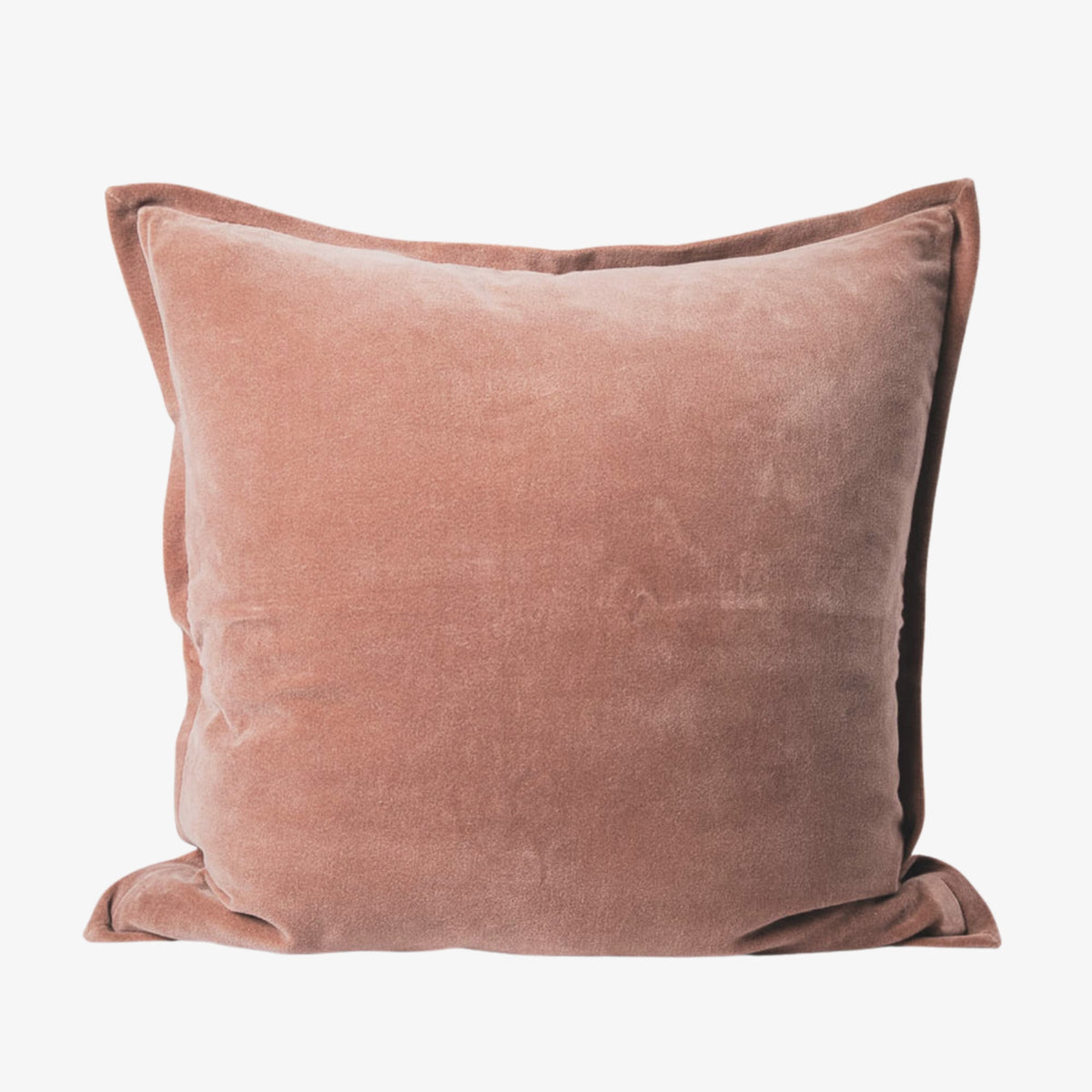 Evelyn Velvet Cushion - Clay