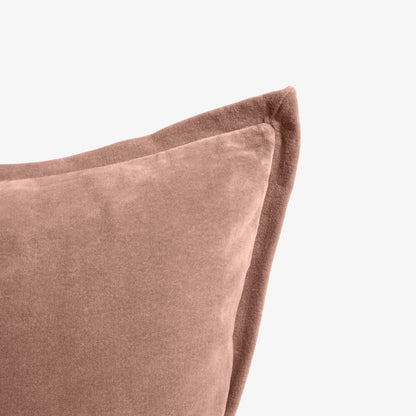 Evelyn Velvet Cushion - Clay