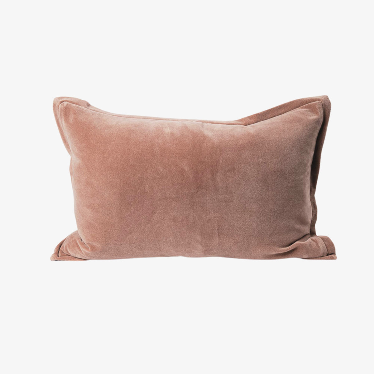 Evelyn Velvet Cushion - Clay
