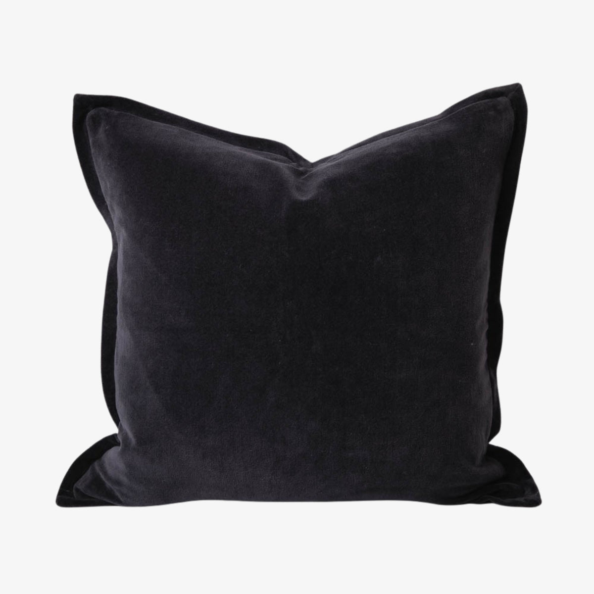 Evelyn Velvet Cushion - Midnight