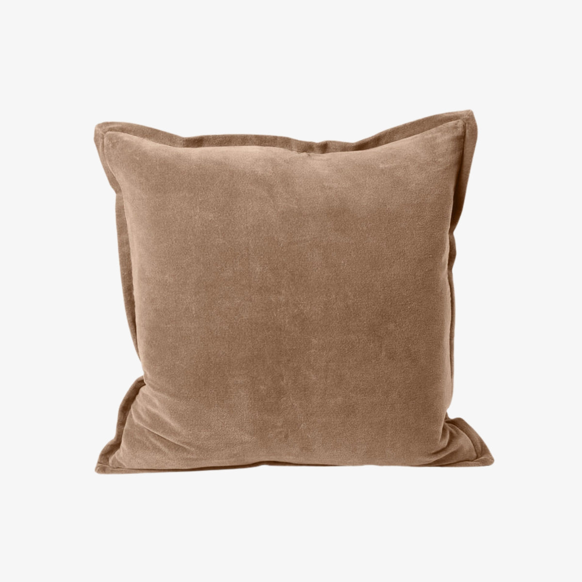 Evelyn Velvet Cushion - Natural
